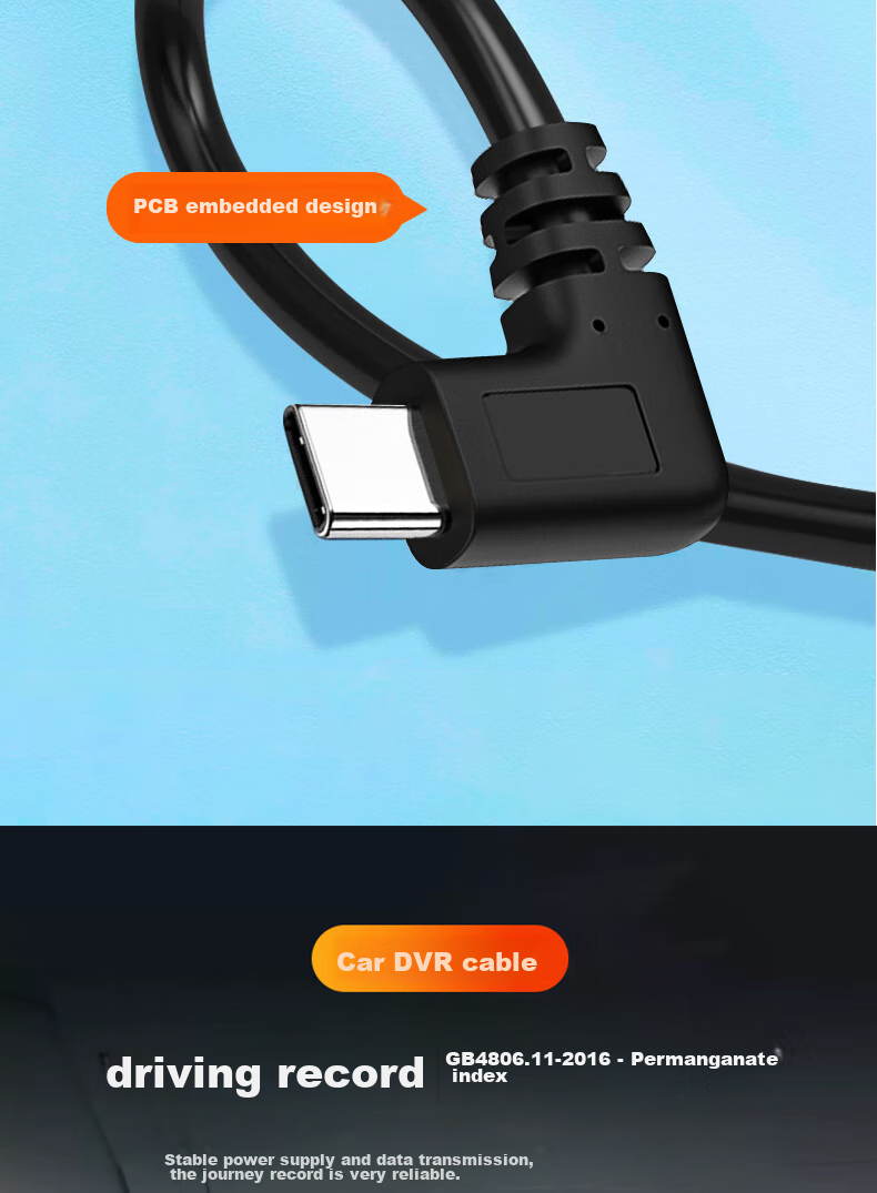 Переходник BURLEFRAN Mini USB Female на Type-C Male, кабель зарядный с интерфейсом 5P, T-образный автомобильный соединительный кабель, изогнутый кабель 25 см
