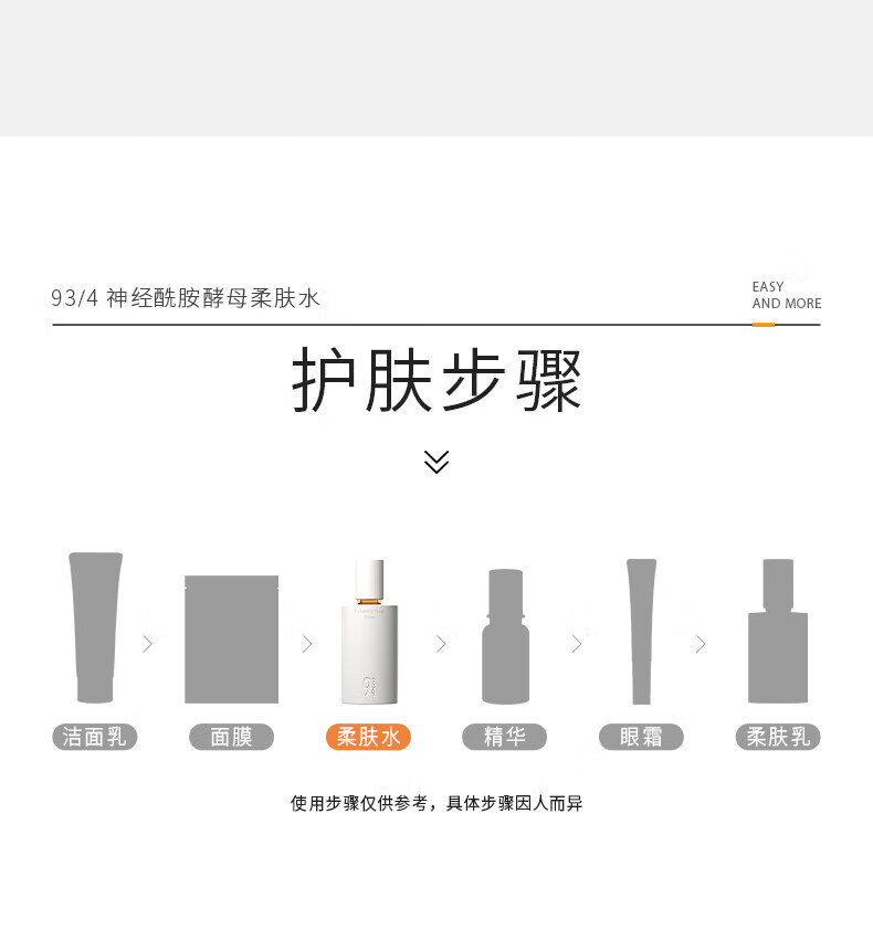 934神经酰胺酵母柔肤水敏感肌补水保湿男女适用爽肤水150ml