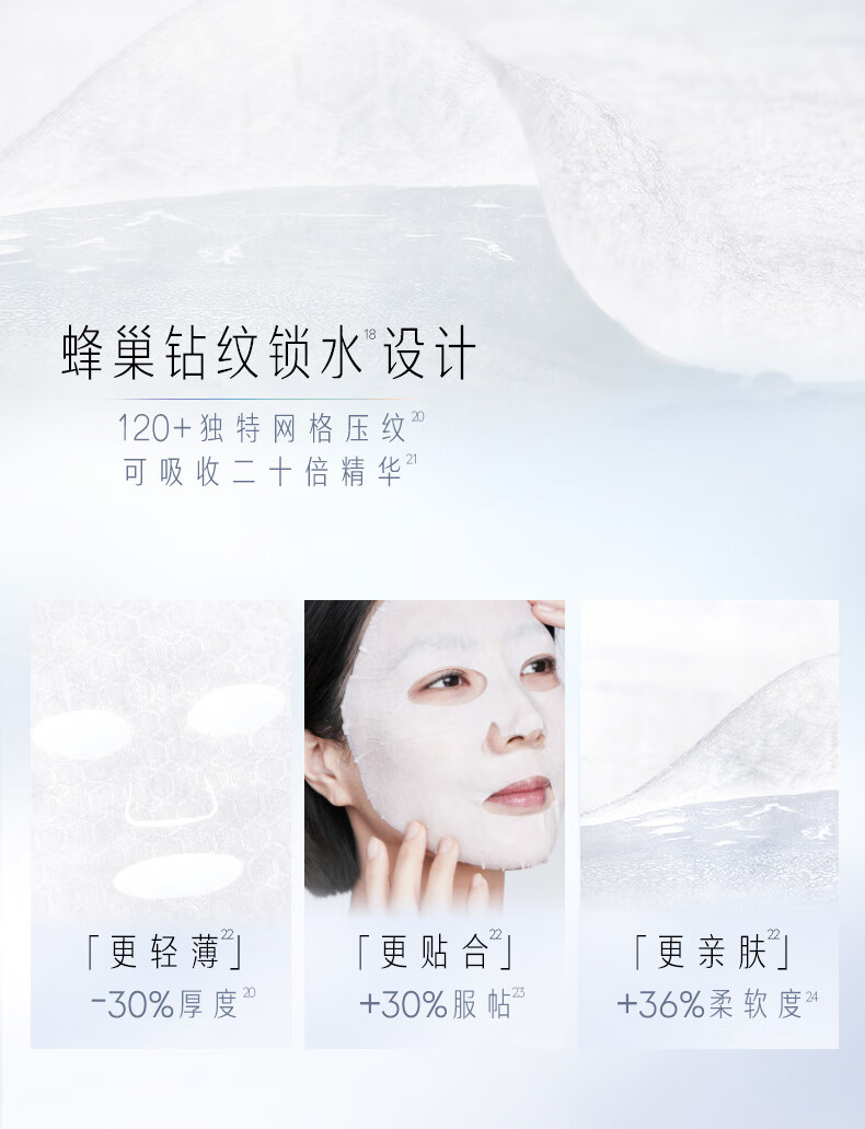 玉兰油超抗抗糖小白瓶精华面膜5片装烟酰胺美白补水保湿面膜新年礼物