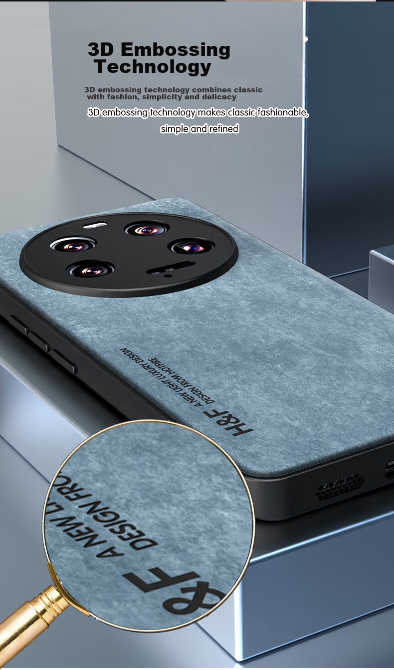 Чехол HotFire для Xiaomi 13 Ultra, кожаный, матовый, с защитой камеры, черный