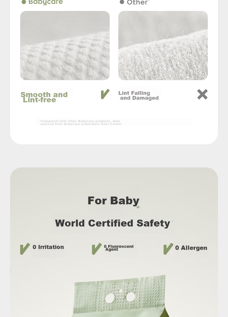 Babycare мягкие влажные полотенца для лица, подвесные, для детей, влажные и сухие, утолщенные, 180 шт., 3 упаковки