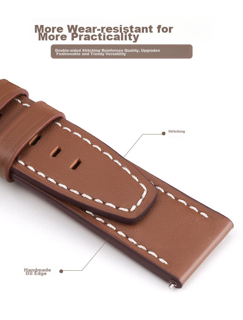 Ремешок для смарт-часов Xiaopijiang из натуральной кожи, совместимый с Huawei Watch GT6/GT5Pro/GT4, универсальный ремешок для Huawei Watch 5 женская модель, верхний слой коровьей кожи, для часов 42/41 мм, натуральная кожа