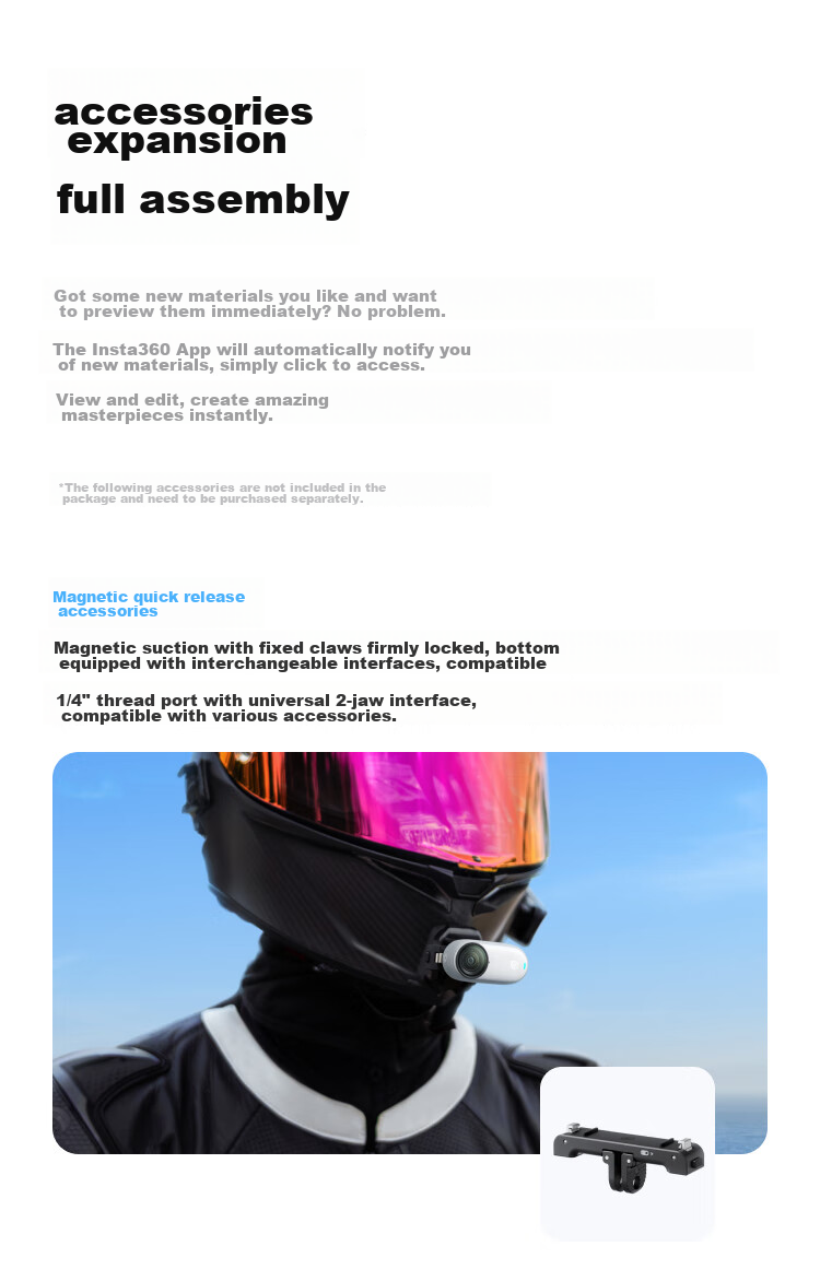 Экшн-камера Insta360 GO 3S 4K, водонепроницаемая, для влогов, спорта, 64 ГБ, Lingdongbai