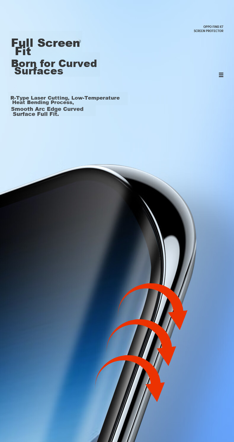 Защитное стекло для OPPO Find X7