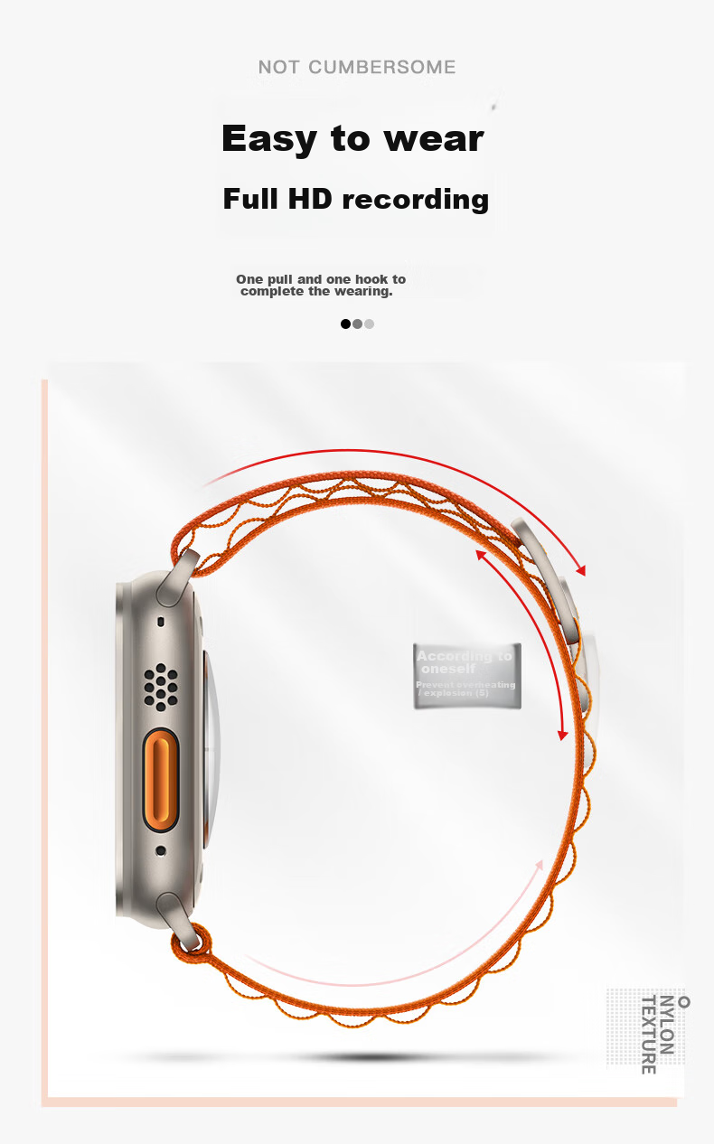 Ремешок Weiqiantu для Apple Watch Ultra 2/SE/9/8/7/6/5/4/3/2/1, нейлоновый спортивный, 44/45/49 мм, оливковый