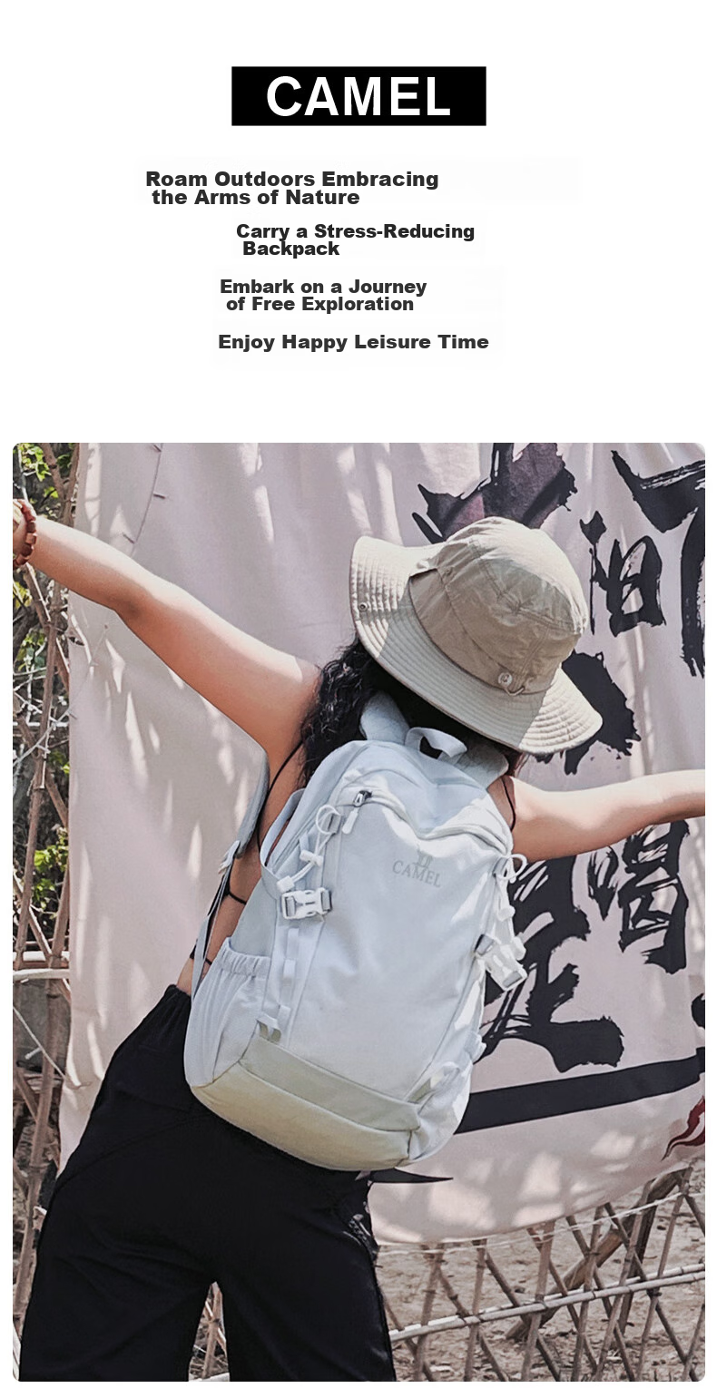 Рюкзак CAMEL URBANTREK 18L, мужской, водостойкий, для путешествий и школы, зеленый