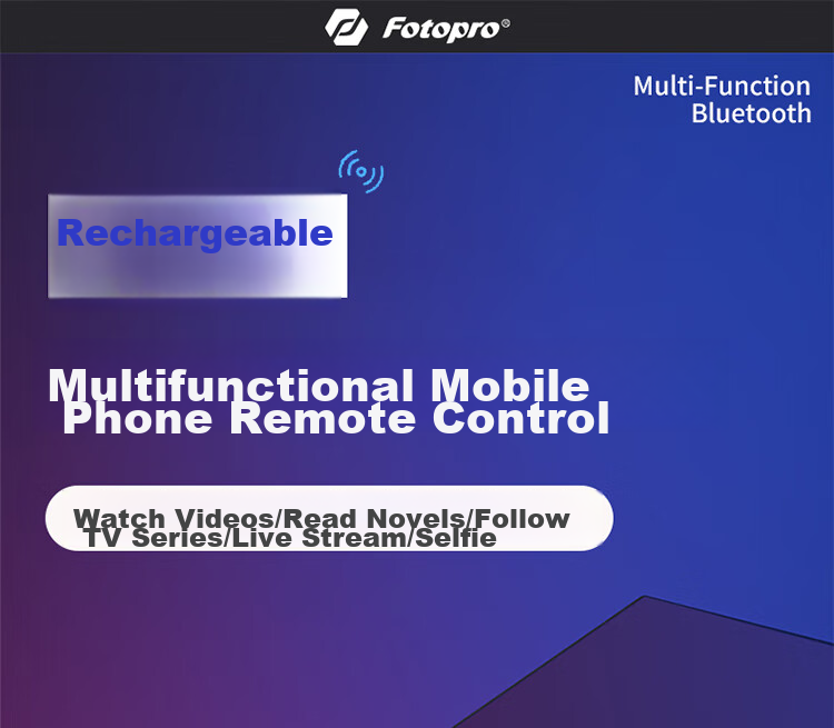 Bluetooth-пульт для смартфона Fotopro BT-9, черный