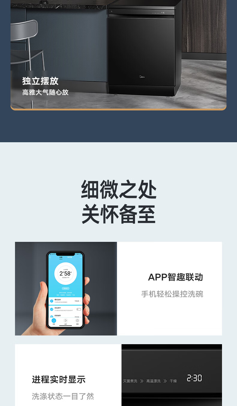 美的15套洗碗机怎么样?多少人不看这里被忽悠了？