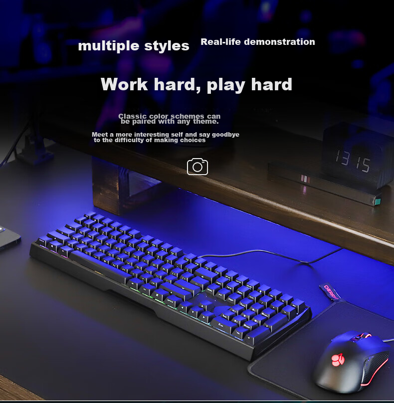Механическая клавиатура CHERRY MX3.0S, 108 клавиш, алюминиевый корпус, проводная, белая