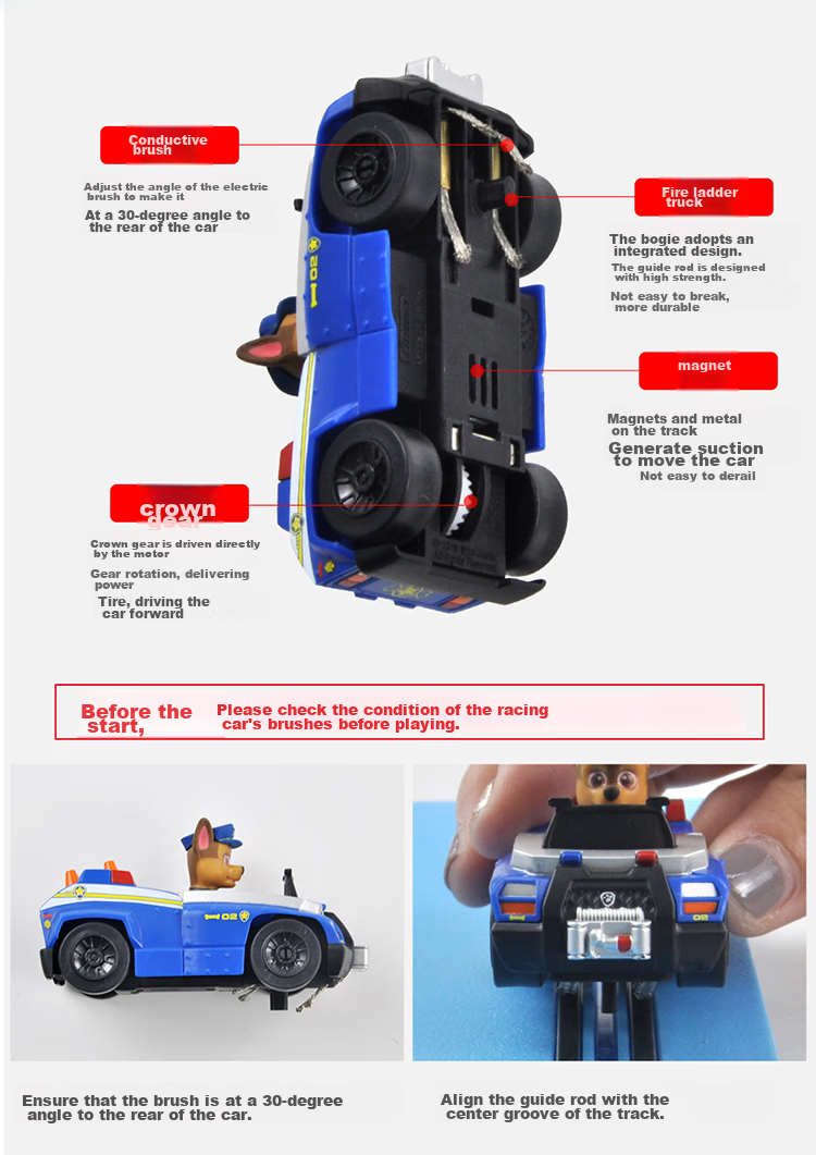 Машинка Carrera Track Car First Series Paw Patrol, радиоуправляемая, с пультом, для детей от 3 лет