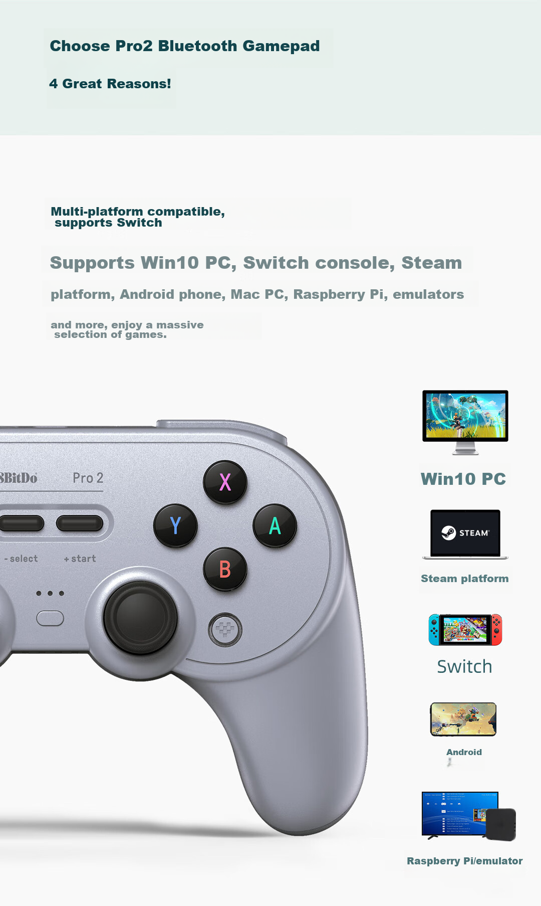 Беспроводной геймпад 8BitDo
