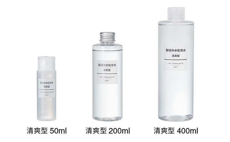 无印良品（MUJI）基础补水化妆水护肤爽肤水清爽滋润保湿水湿敷水 高保湿型 200ml