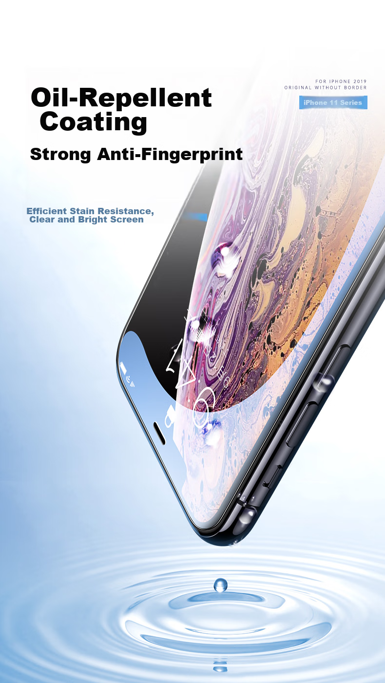 Защитное стекло ESR для Apple iPhone 11 Pro Max / XS Max, прозрачное, закаленное стекло, защита от царапин и отпечатков пальцев