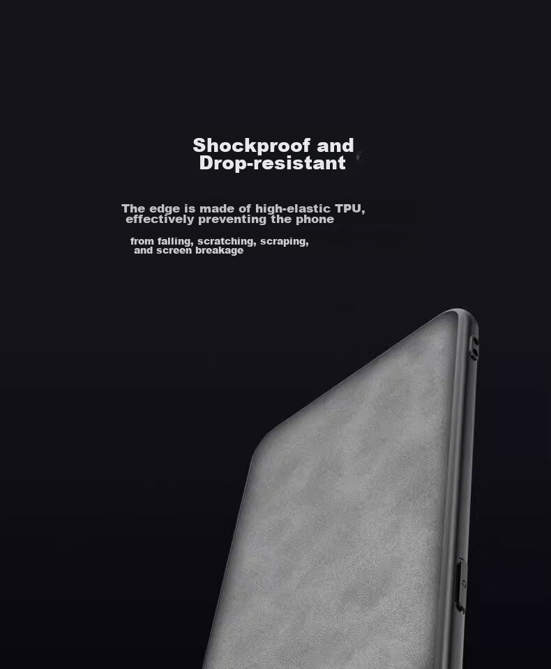 Чехол POZZO для Huawei Mate 50, противоударный, с полной защитой объектива, из мягкой кожи ягненка, серый