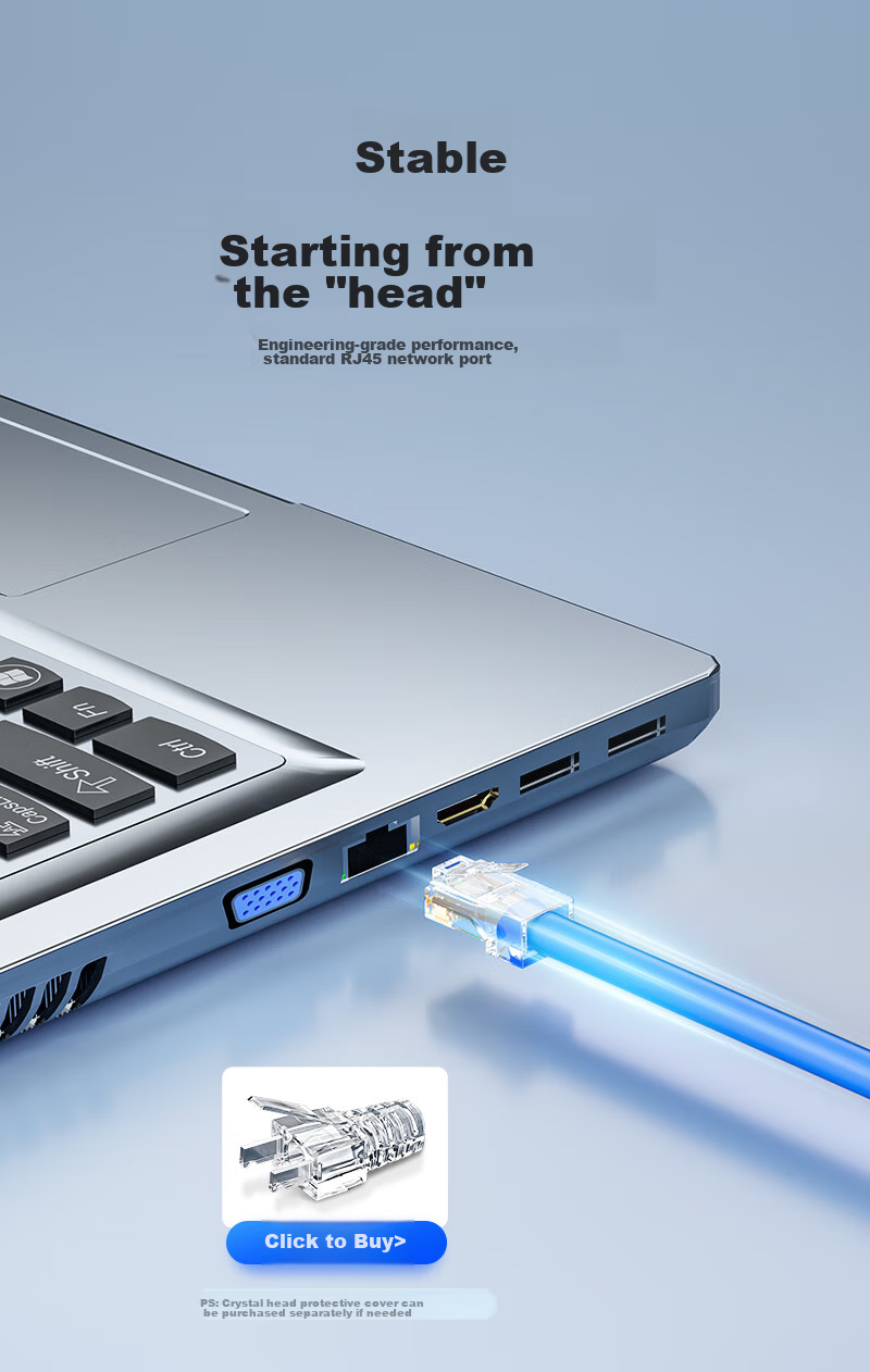 Коннекторы для сетевого кабеля SAMZHE Cat6, гигабитные, инженерный класс RJ45, 50 шт.
