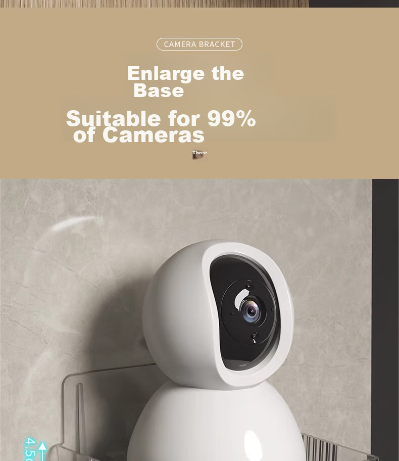 Крепление для камеры Xuan Yi, без сверления, универсальное, подходит для Xiaomi 360, Huawei, Haishu, Yingshi, TP-LINK, Pulin, Xiaobai, настенное, белое, без гвоздей