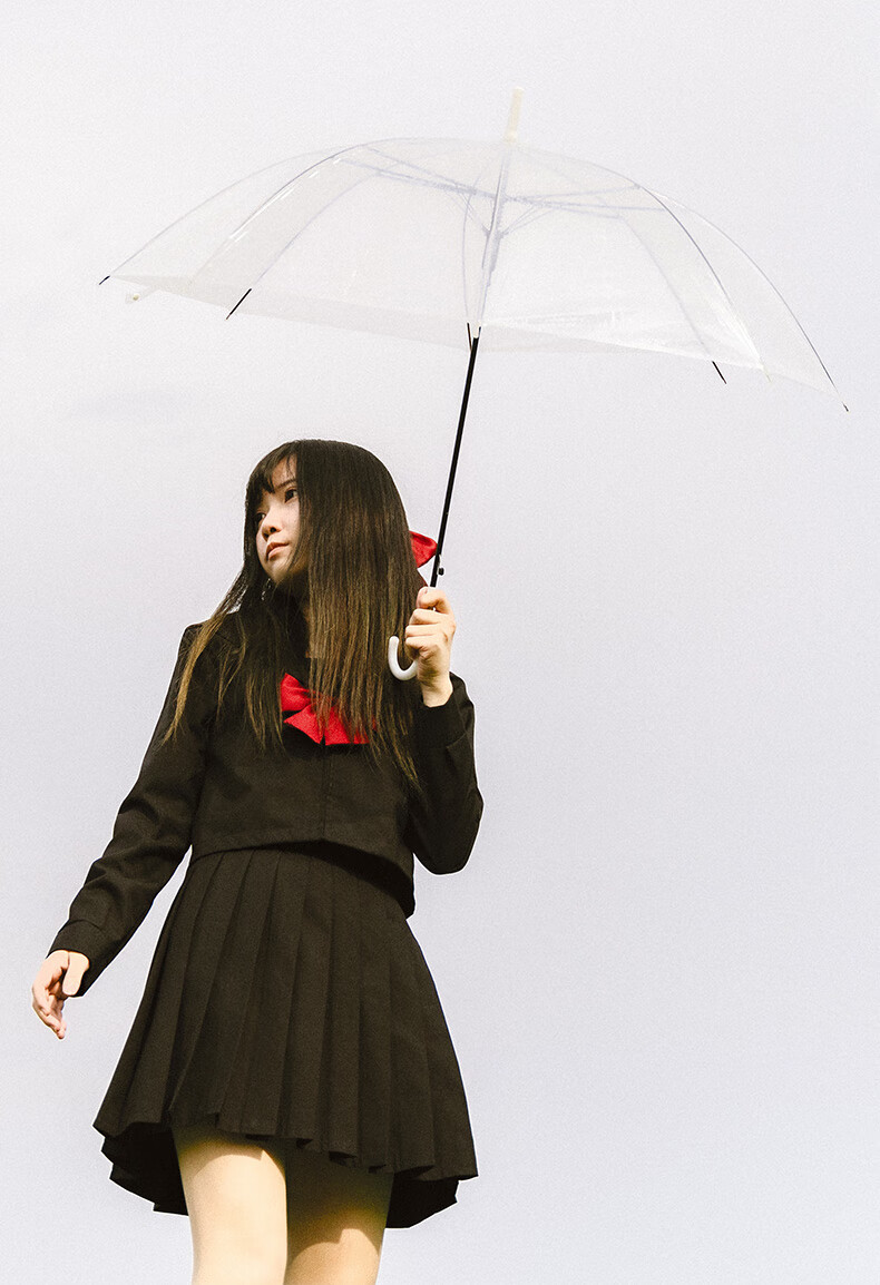Tianwei Umbrella, автоматический большой зонт-трость с длинной ручкой, прозрачный, для солнца и дождя, простой, однотонный, портативный, для взрослых, возможность кастомизации