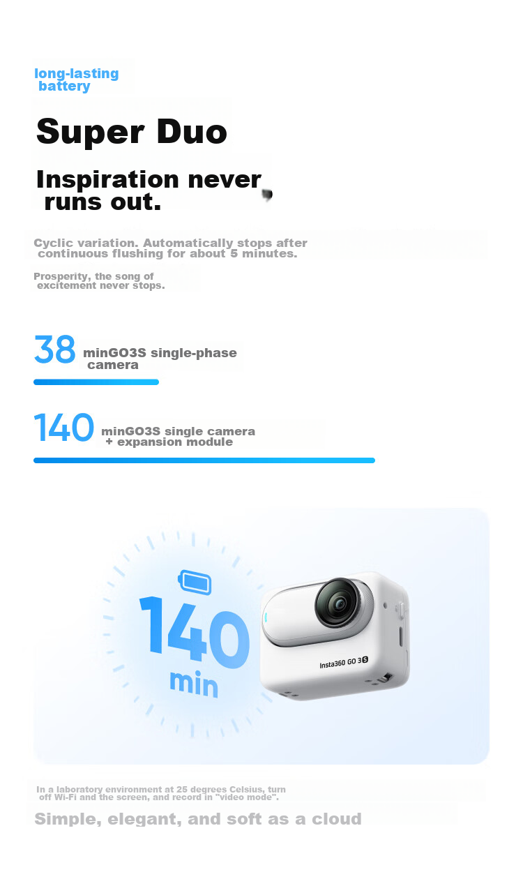 Экшн-камера Insta360 GO 3S 4K, водонепроницаемая, для влогов, спорта, 64 ГБ, Lingdongbai