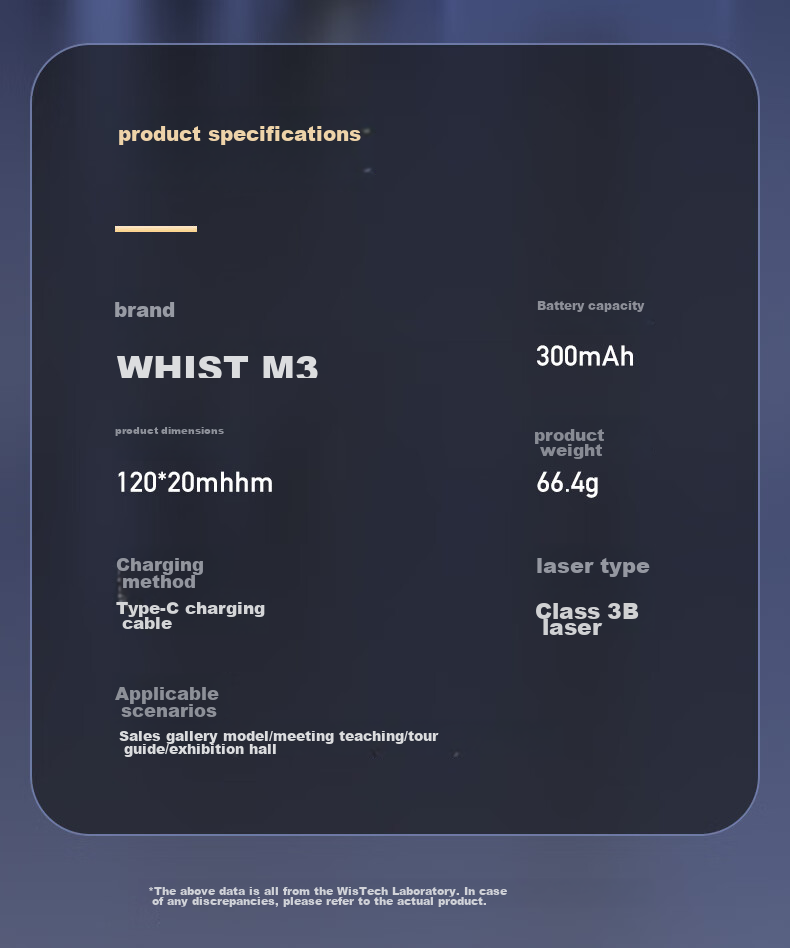 Лазерная указка Whist M3, мощный зеленый луч, ЖК-экран, перезаряжаемая, для презентаций, обучения, кошек
