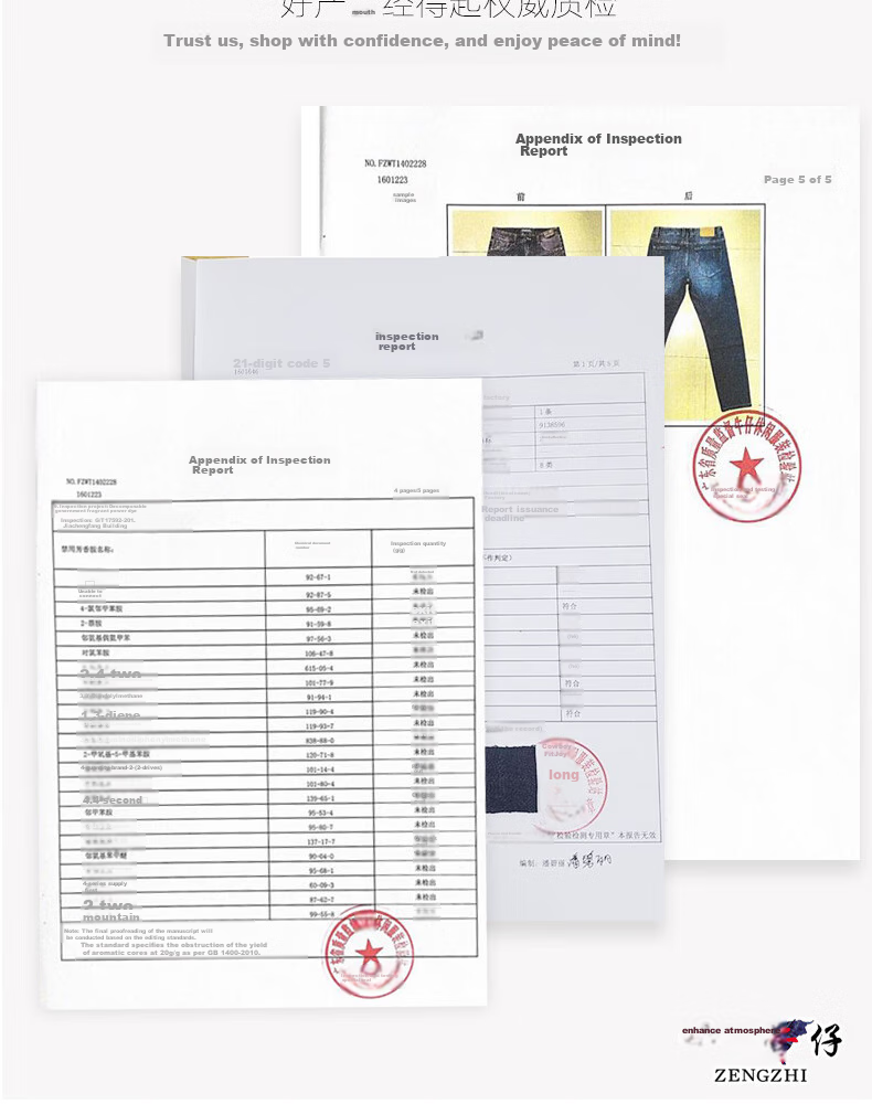Zengzhi / Zengzhi Мужские джинсы в стиле Business Casual 928010 Сине-черные Размер 31