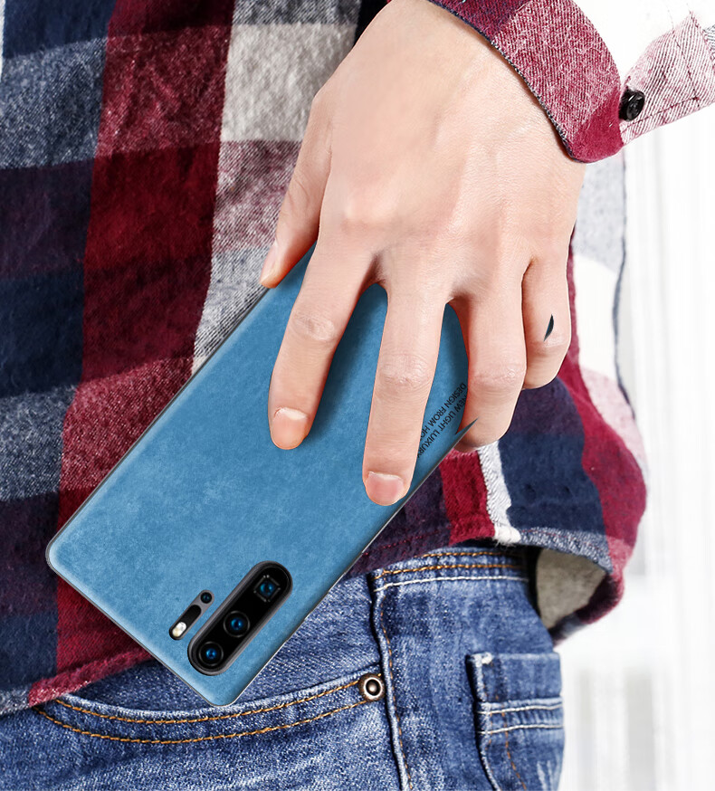 Чехол HotFire для Huawei P30 Pro, защитный силиконовый чехол с защитой камеры, матовый, Коралловый синий