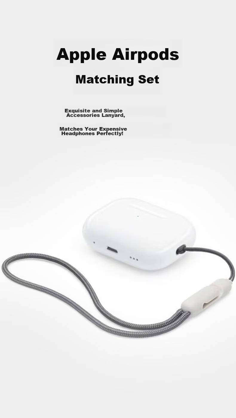 Ремешок-защита от потери Masentek для Apple AirPods Pro 1/2/3/4 Generation, Bluetooth-наушники, чехол для зарядки, шнурок, магнитный, защита от падения, устройство в чехле, ремешок для аксессуаров