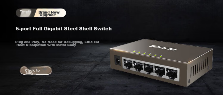 Wi-Fi роутер Tenda AC10 Gigabit, двухдиапазонный, усилитель сигнала, 1200 Мбит/с
