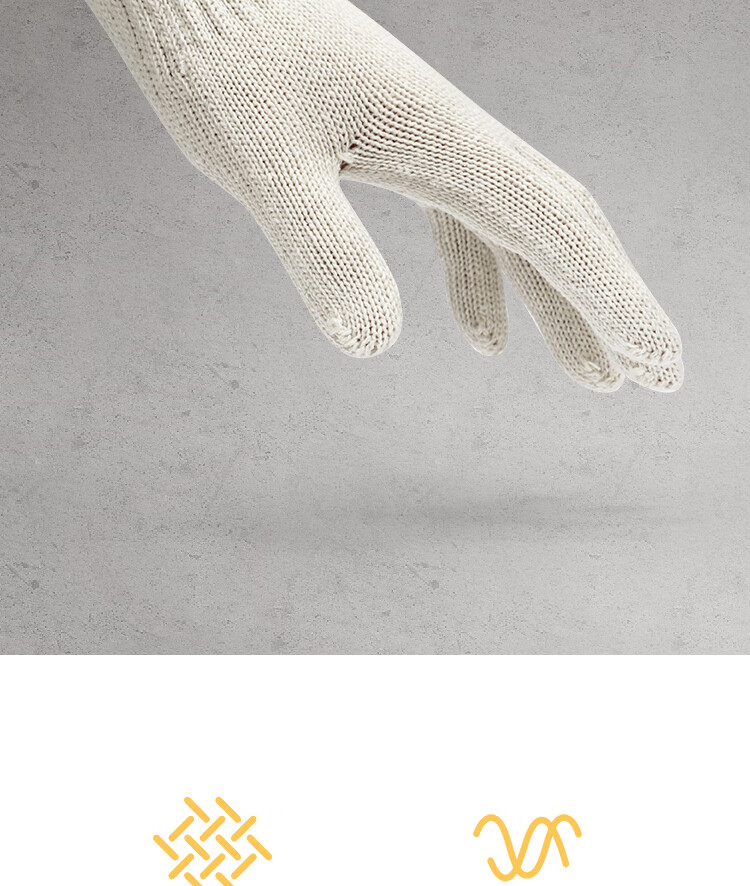 Рабочие перчатки Shunxuan, хлопчатобумажные, утолщенные, для погрузочно-разгрузочных работ, ремонта, износостойкие, нескользящие, для машинного оборудования, 12 пар/упак.