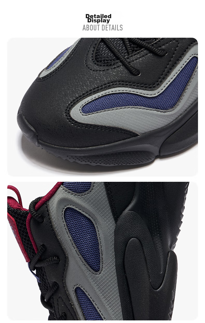 Мужские повседневные кроссовки ERKE, модель 2V2 Retro Casual Sneakers, артикул 100111706339. Стильные и удобные кроссовки для повседневной носки и активного отдыха. Прочный материал, надежная шнуровка, подошва EVA.
