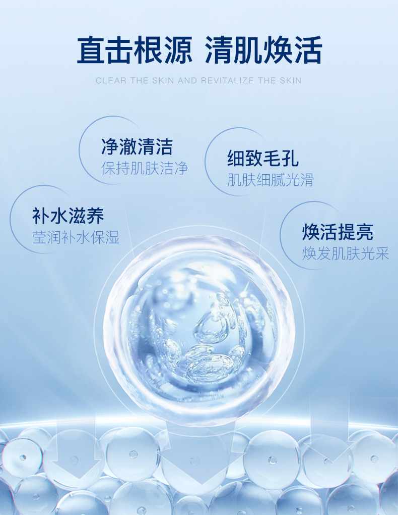 仁和匠心烟酰胺提亮肤色补水四件套男女 洗面奶+爽肤水+保湿乳液+精华面霜