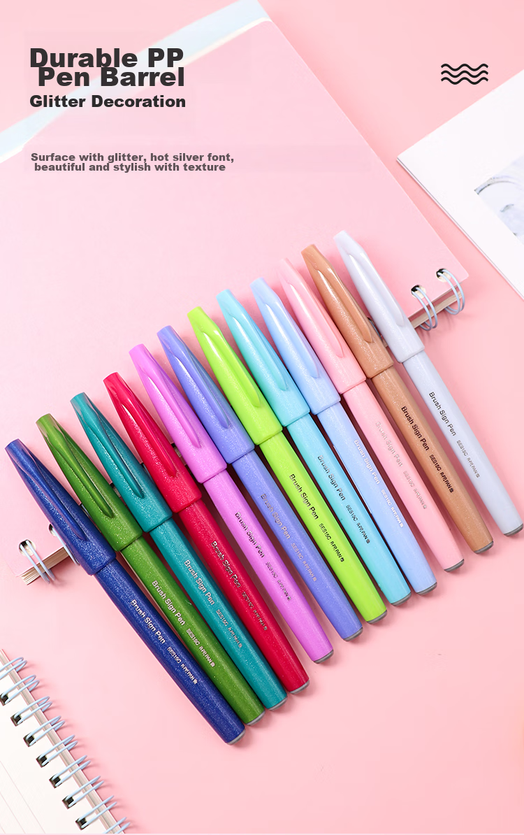 Ручка-кисть Pentel Cherry Pink