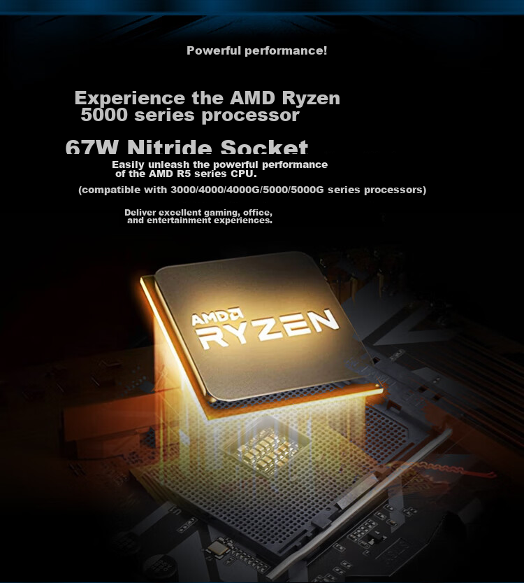 Материнская плата ONDA A520+B (Socket AM4, M.2 WiFi, DDR4, M-ATX)
