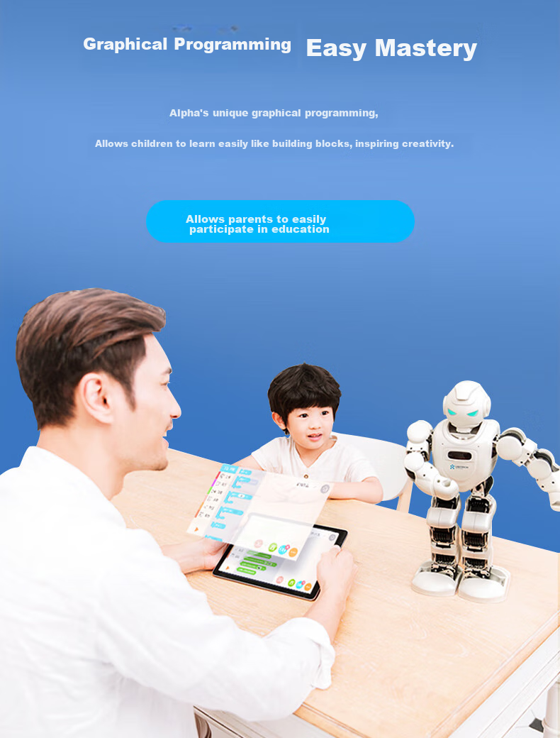 Робот-компаньон UBTECH Alpha Ebot, обучающий, интерактивный, для детей