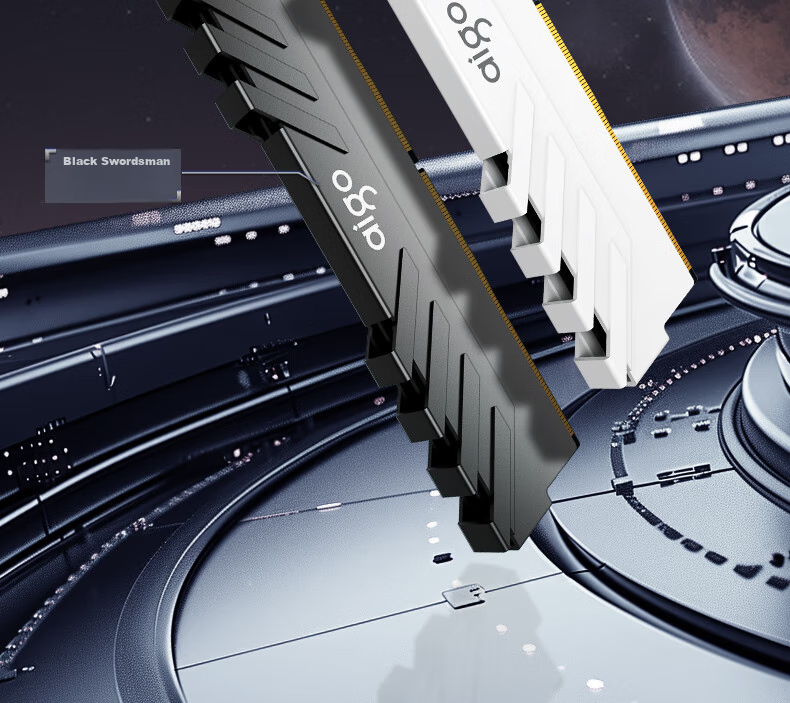 Оперативная память Aigo DDR4, 8 ГБ, 3200 МГц, CL16, одноканальная, с радиатором, для настольных ПК, черный