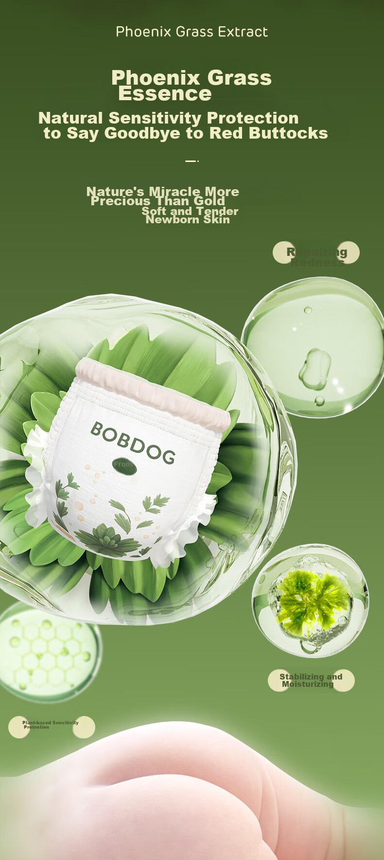 Подгузники-трусики BOBDOG Miracle Luxury, размер XL, 44 шт., для детей 11.5-14 кг