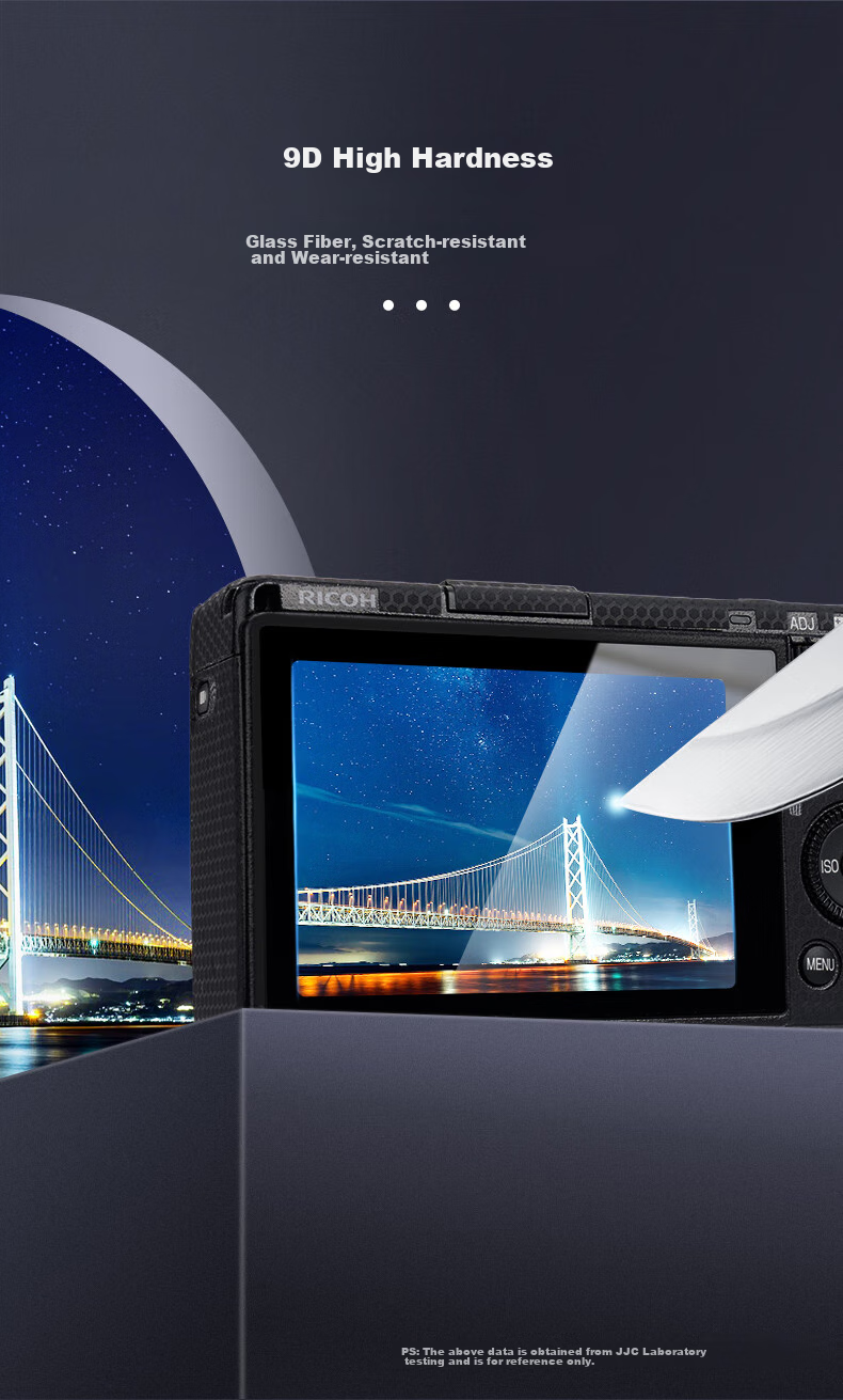 Защитная пленка JJC GSP-GRIII из закаленного стекла для камеры RICOH GR3x и GR3, аксессуары для цифровой камеры