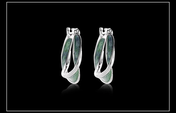 Серьги Eternelle, из чистого серебра 925 пробы, французский стиль, минимализм, легкая роскошь, подарок на Новый год