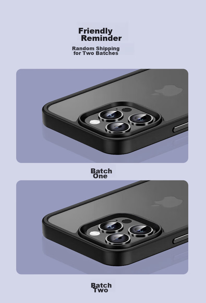 Чехол PISEN для iPhone 13, матовый прозрачный, противоударный, черный