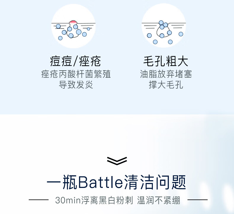 do me care 欣兰 清洁涂抹式面膜浮离粉刺黑头 补水保湿 【热卖款】225g