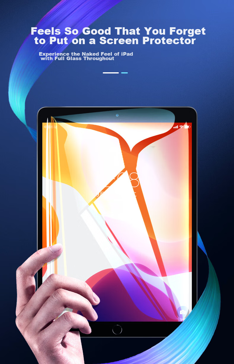 Защитное стекло BIAZE для iPad 10.2 дюйма (9/8/7 поколение), с защитой от синего света, антибликовое, устойчивое к царапинам, 2 шт.
