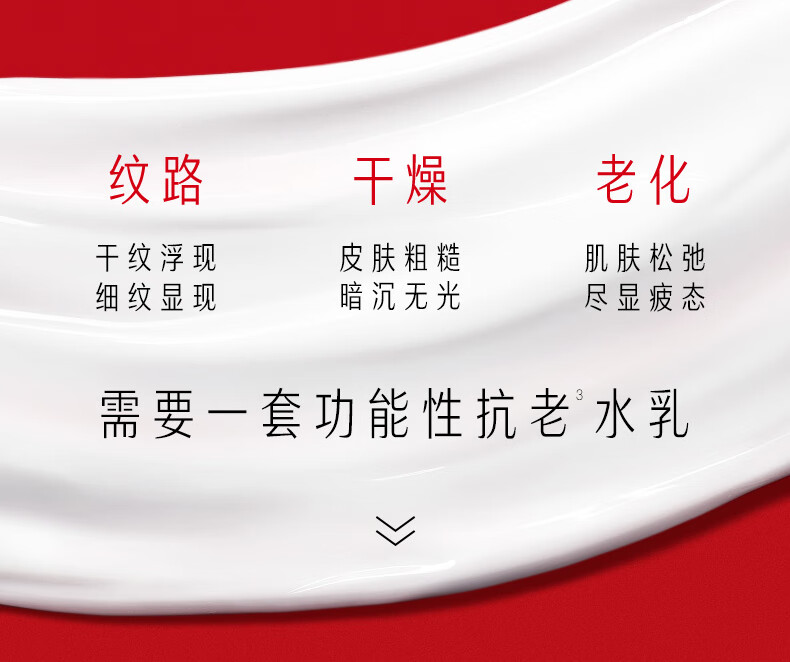 玉兰油（OLAY）大红瓶水乳护肤品礼盒（乳液+爽肤水精华+洗面奶）新年礼物