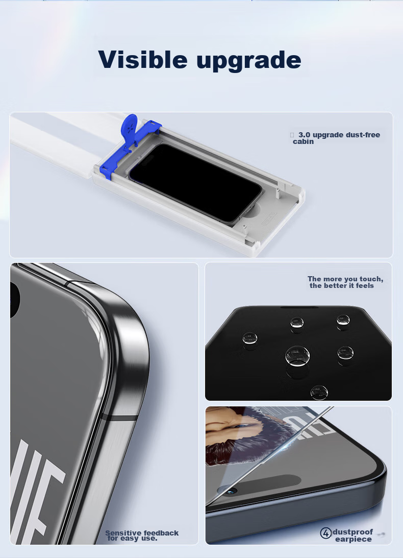 Защитное стекло Lanxingxiansheng для iPhone 15 Pro Max, полноэкранное, HD, антибликовое, противоударное
