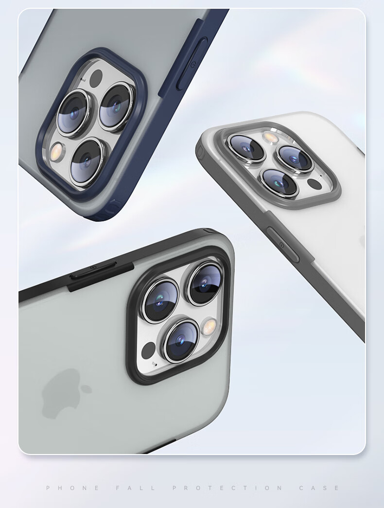 Чехол Lanxingxiansheng для iPhone 15 Pro Max, матовый, противоударный, ультратонкий, премиум серый