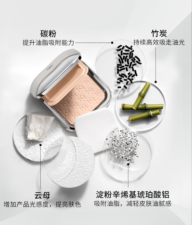 KIKO【女神节礼物】控油定妆粉饼散蜜粉哑光持妆补妆轻薄无暇油皮CR15
