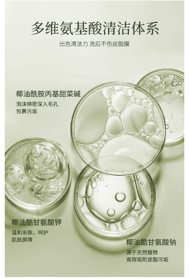 DRAR叶绿素氨基酸洗面奶至清洁黑头本粉刺毛孔细嫩洁面泥男女士学生 1瓶体验装【全场商品贈起泡网】