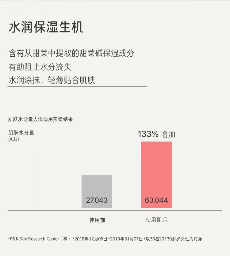 悦诗风吟（Innisfree）樱花水光提亮素颜面霜 50ml  提亮肤色 保湿滋润亮肤霜秋冬季女士