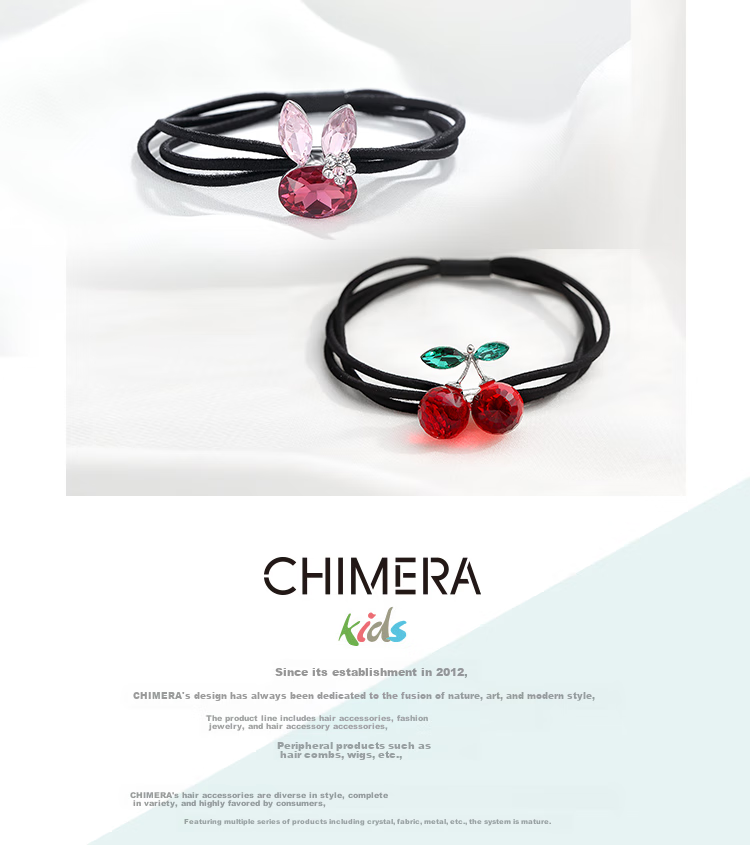 Резинки для волос CHIMERA Красный Пони, 2 шт., детские резинки для хвостиков, аксессуары для волос, подарок для девочек