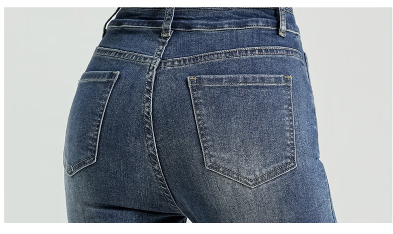 Джинсы Jeanswest женские, осенний винтажный стиль, модные, слегка расклешенные, с высокой талией, черные, размер M
