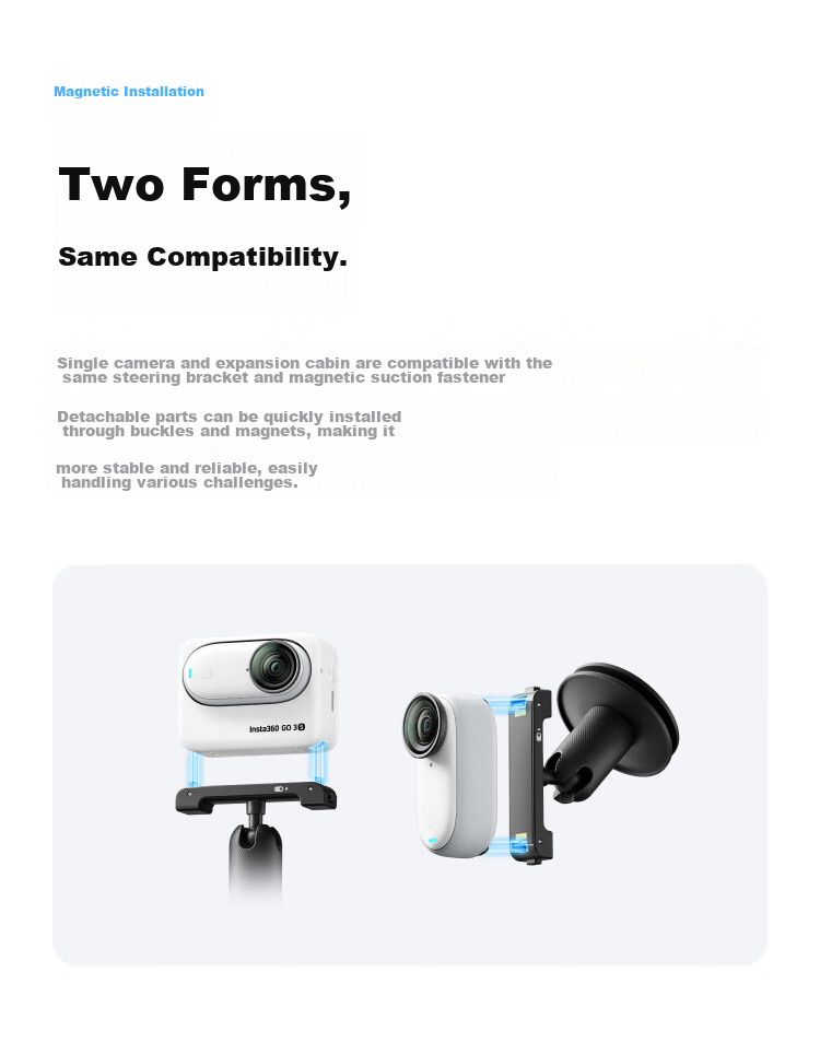 Экшн-камера Insta360 GO 3S 4K, водонепроницаемая, для влогов, спорта, 64 ГБ, Lingdongbai