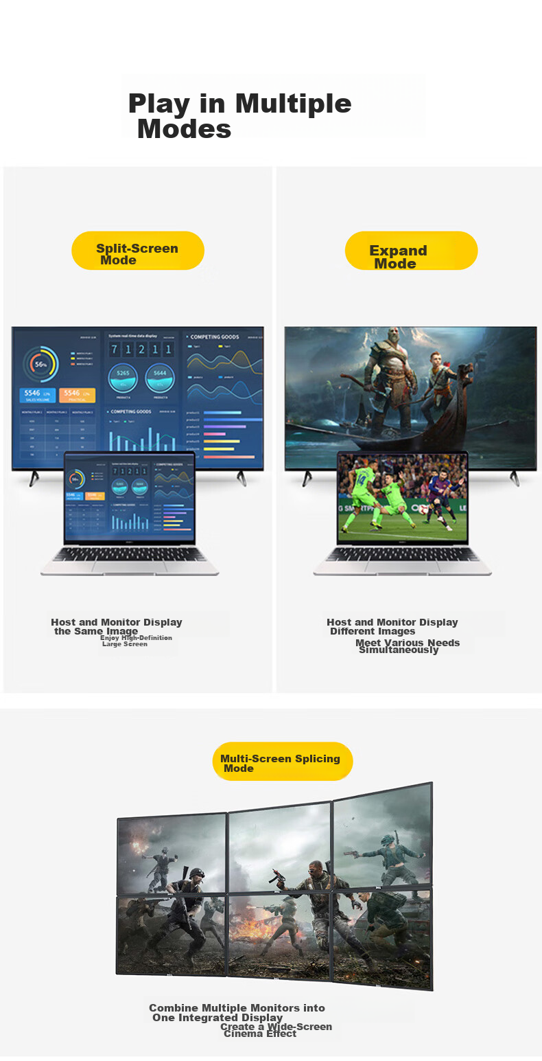 Адаптер-кабель ULT-unite DP1.4 на HDMI 2.1, 8K 60Hz, 240Hz, 2 метра, серый